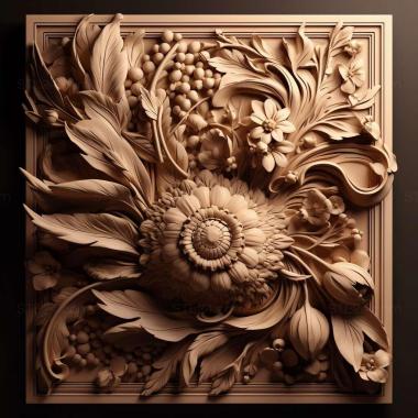 Patterns and decorations stl created 4 3d model